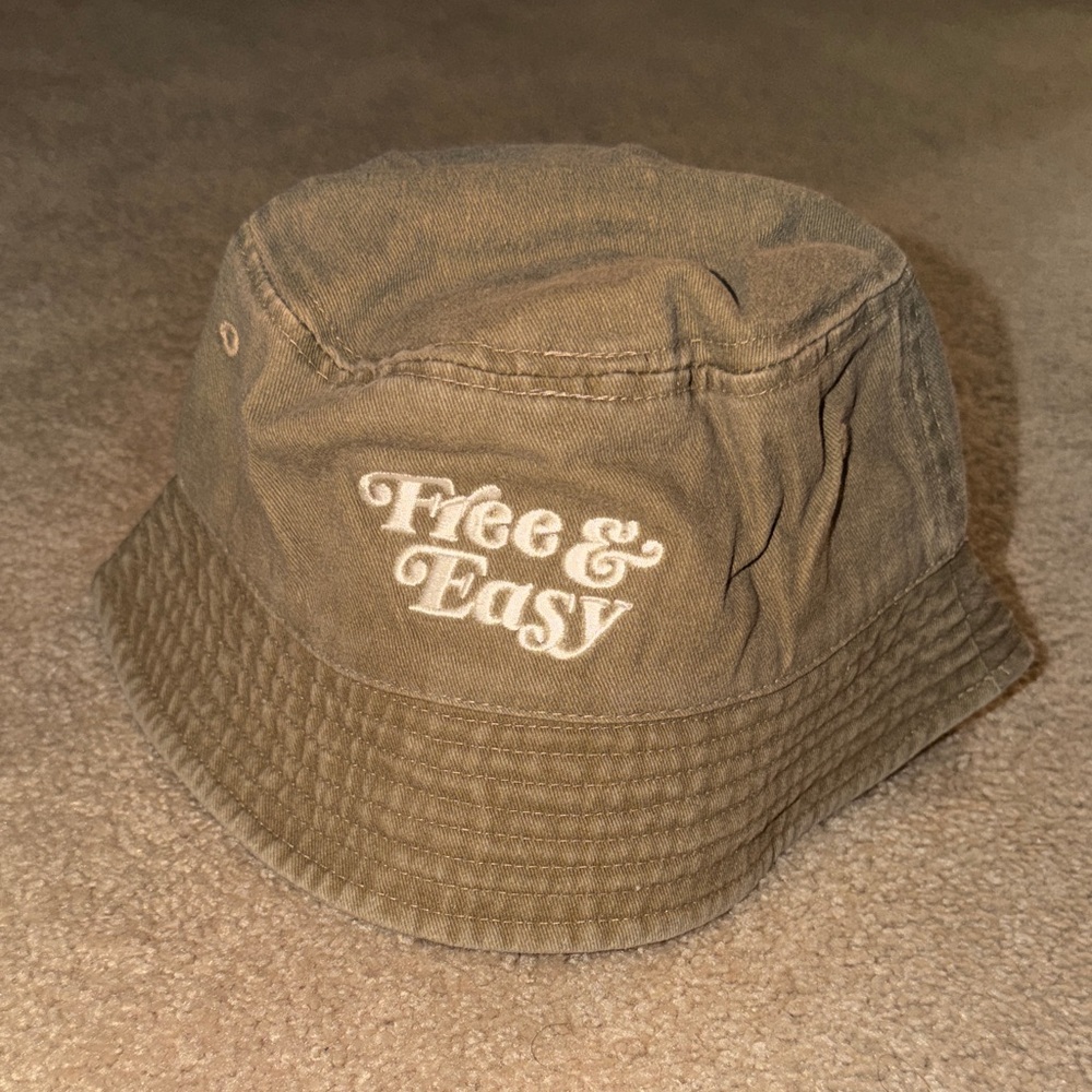 Free & Easy Tan Bucket Hat